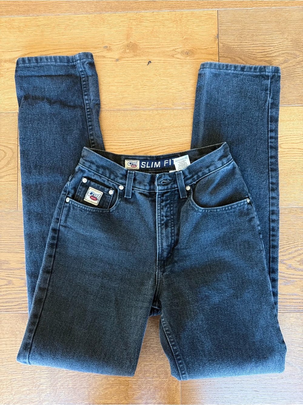 Vintage‎ y2k Slim Fit Black Jeans